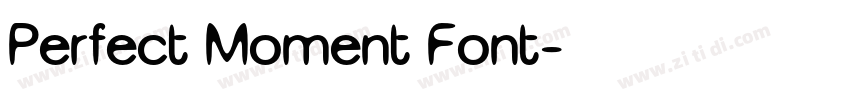 Perfect Moment Font字体转换